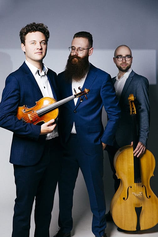 De drie muzikanten van het Ryelandt Trio