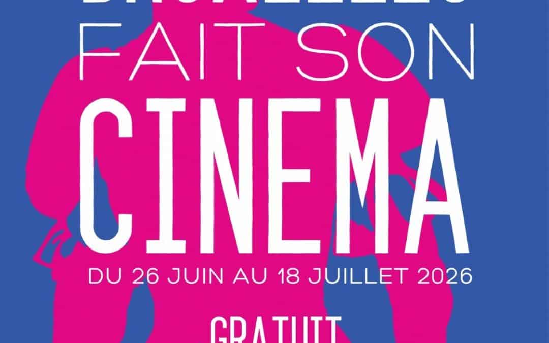 Openluchtfilmvoorstelling in Jette